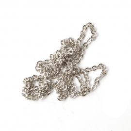 쇠사슬 알루미늄 장식 사슬 안전 체인 군번줄 (4mm/1M)
