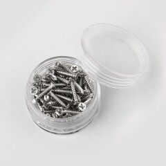 소품용 미니피스 크롬 (2x8mm) 약 220개입